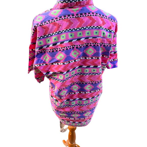 Vintage Pink Pennylane Button down Shirt Medium - Picture 3 of 8